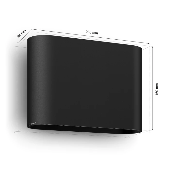 Detalle 1 de Philips Hue Dymera 5er Pack Wandleuchte