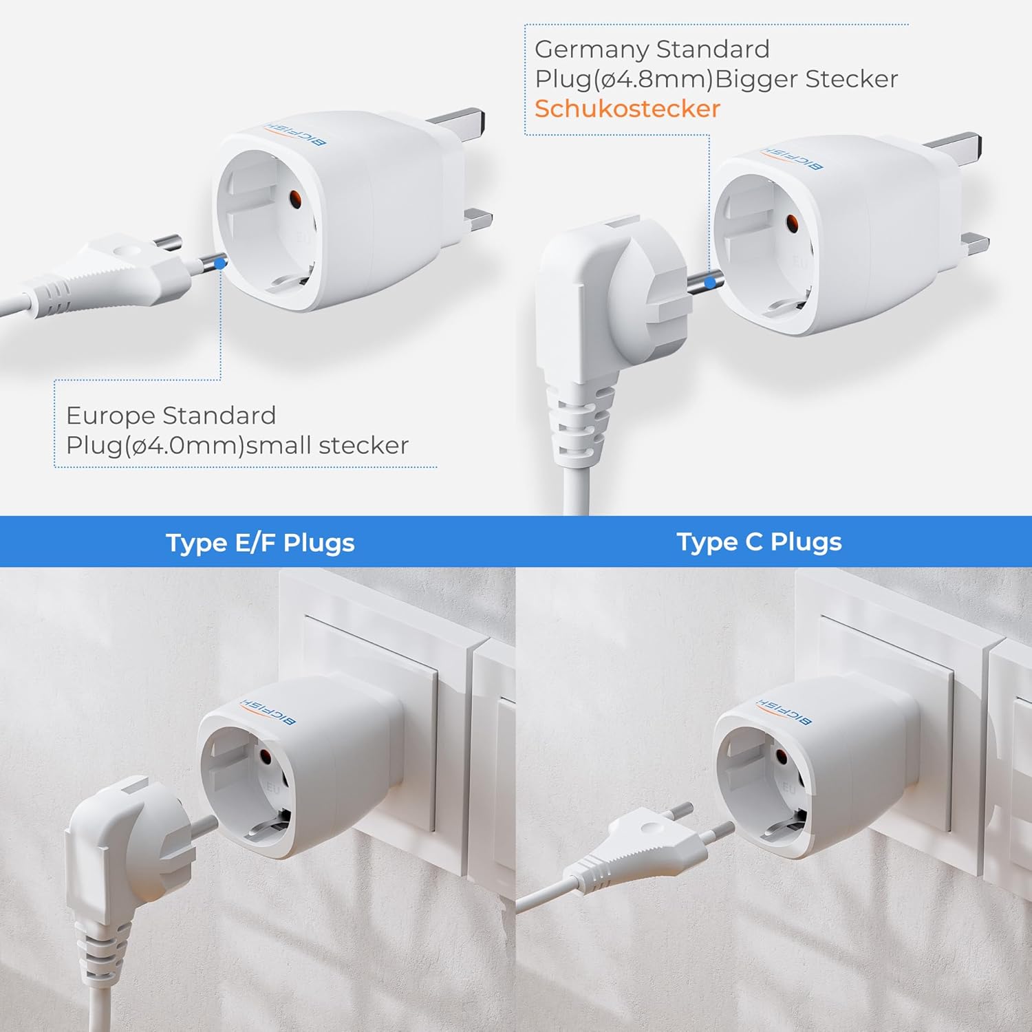 Thumbnail 2 de Bigfish UK Adapter 2er Pack