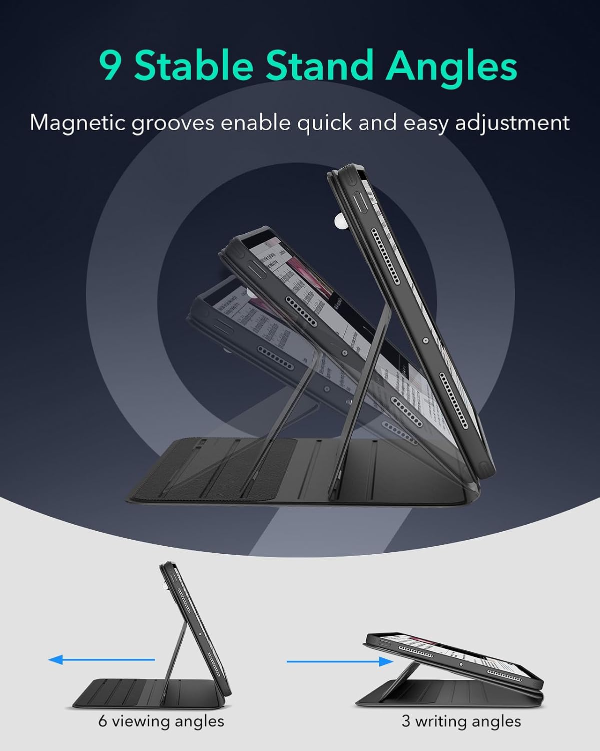 Thumbnail 6 de ESR iPad Pro 13 Case Rotating Stand