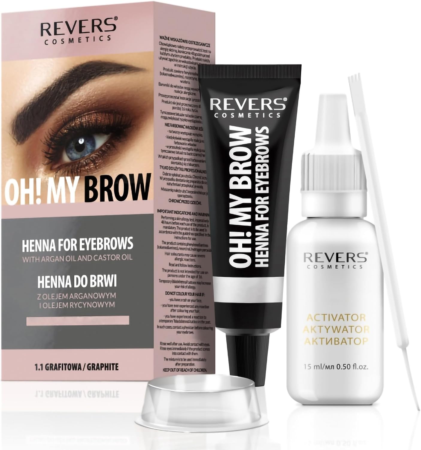 Thumbnail 6 de REVERS COSMETICS Tinta Sopracciglia Castano Chiaro 4 settimane