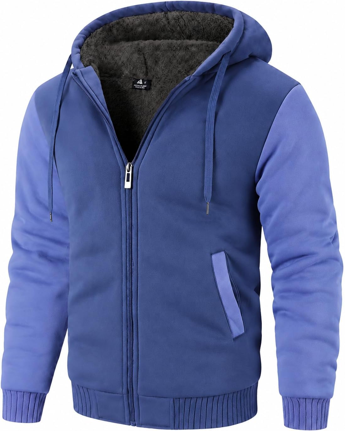 Thumbnail 5 de ZITY Men's Zip Up Hoodie Heavyweight 1 Jacket