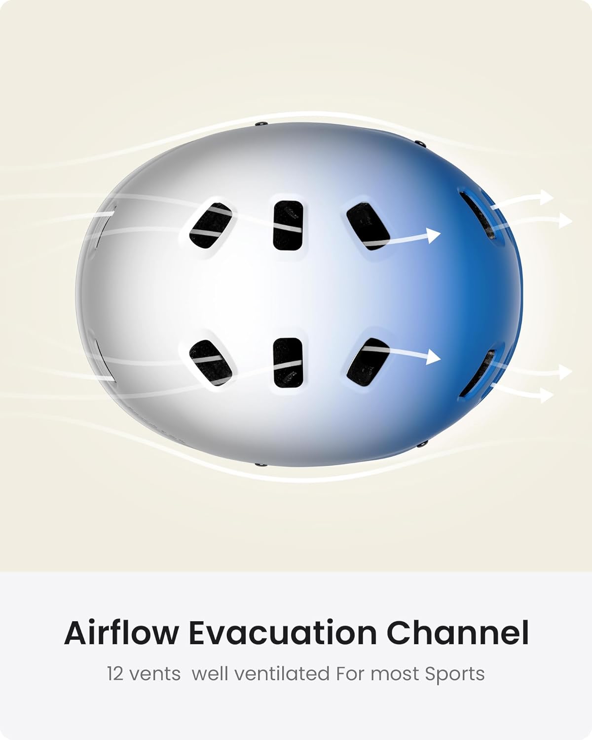 Thumbnail 3 de OutdoorMaster Multi-Sport Skateboard & Cycling Helmet with Two Removable Liners (Large)