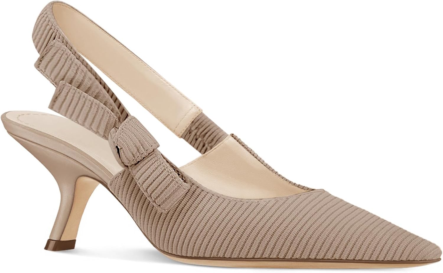Detalle 1 de Coutgo Women's Slingback Pumps with 2.56-Inch Kitten Heels