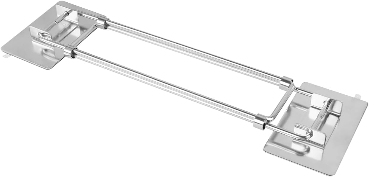 Thumbnail 5 de Safoner RV Shower Corner Storage Bar (7.9–13.7 in) Adjustable Stainless Steel Rod for Corner Shelves — 2 Pack