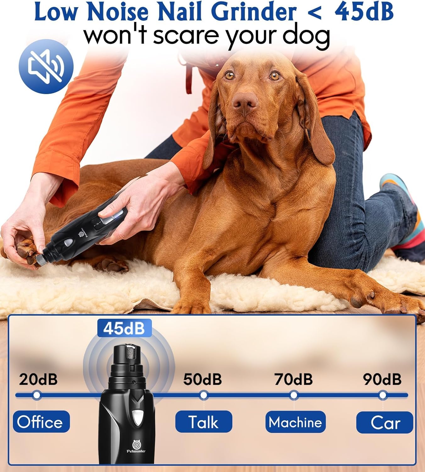 Thumbnail 4 de Petsaunter Dog Nail Grinder 2-Speed with LED