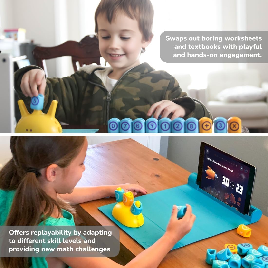 Detalle de PlayShifu math game kit for ages 4–10