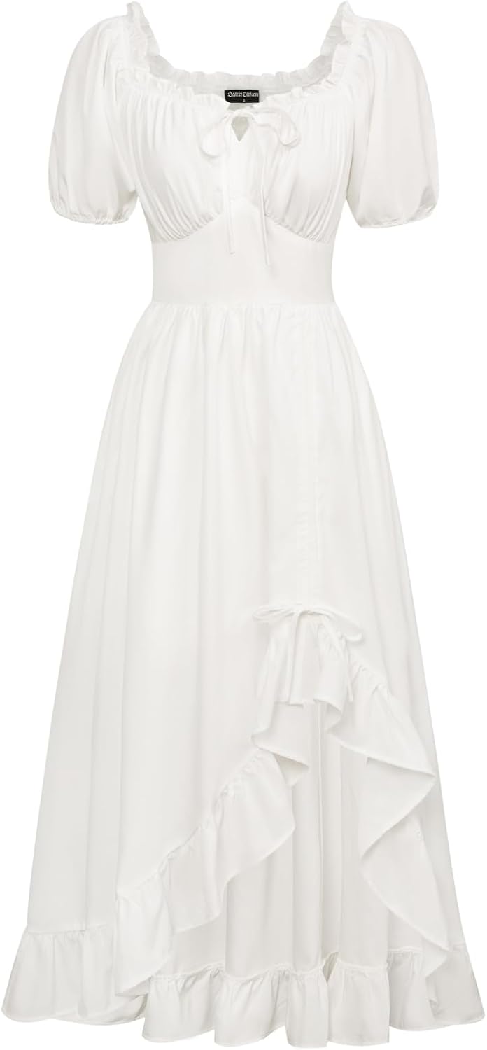 Detalle de Scarlet Darkness Renaissance Dress
