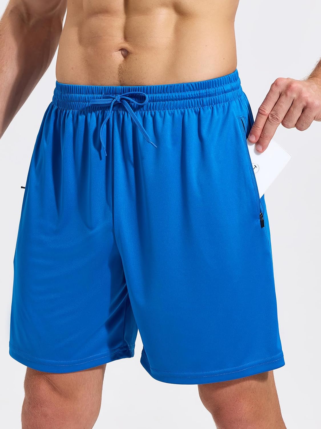 Thumbnail 2 de Cimic Men's Quick-Dry Running Shorts – 3/5 Pack (Lightweight Training Shorts with Zip Pockets)