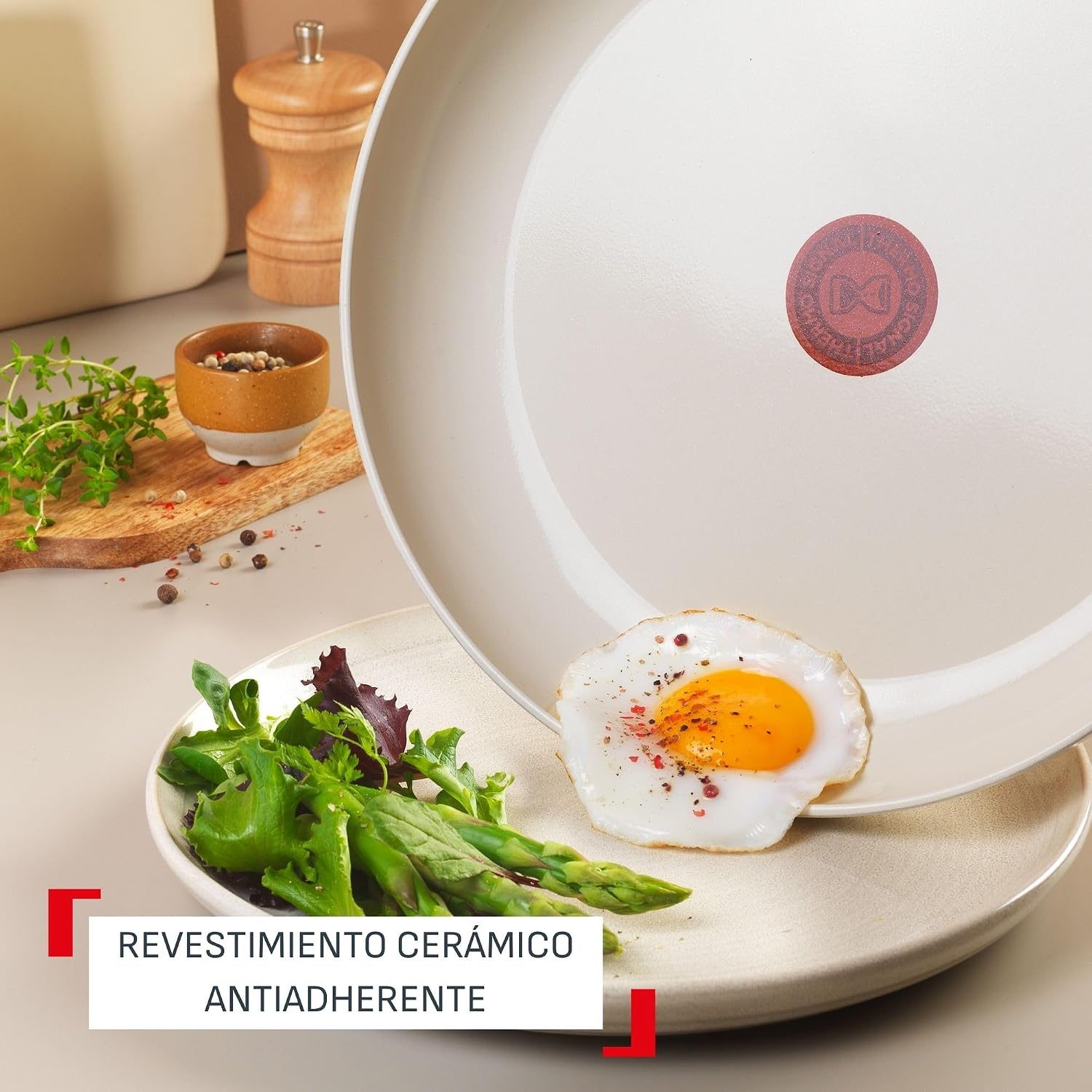 Detalle 2 de Tefal Cera Bright On juego 3 sartenes 20/24/28 cm