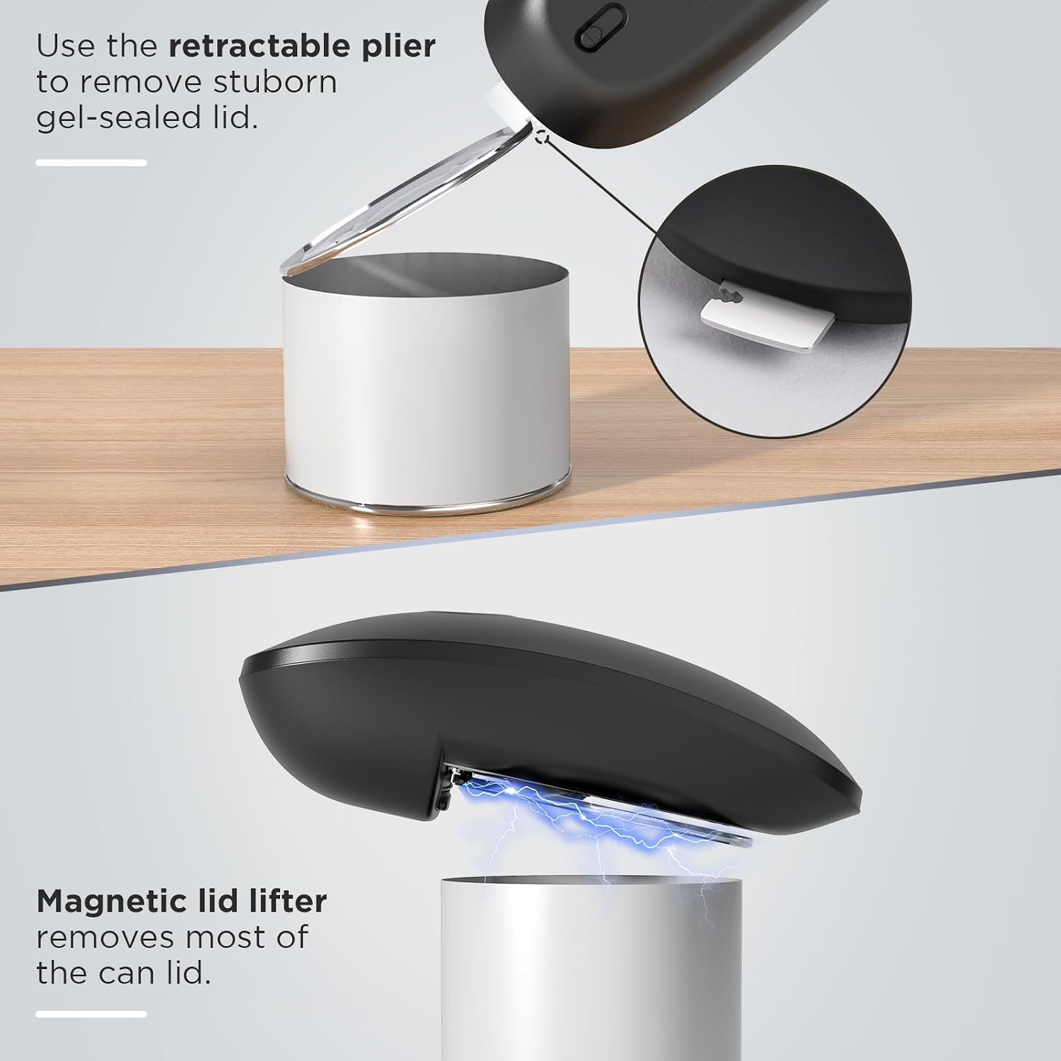Thumbnail 6 de Canslab Ultrablade PRO Electric Can Opener, Rechargeable, One-Touch, Black