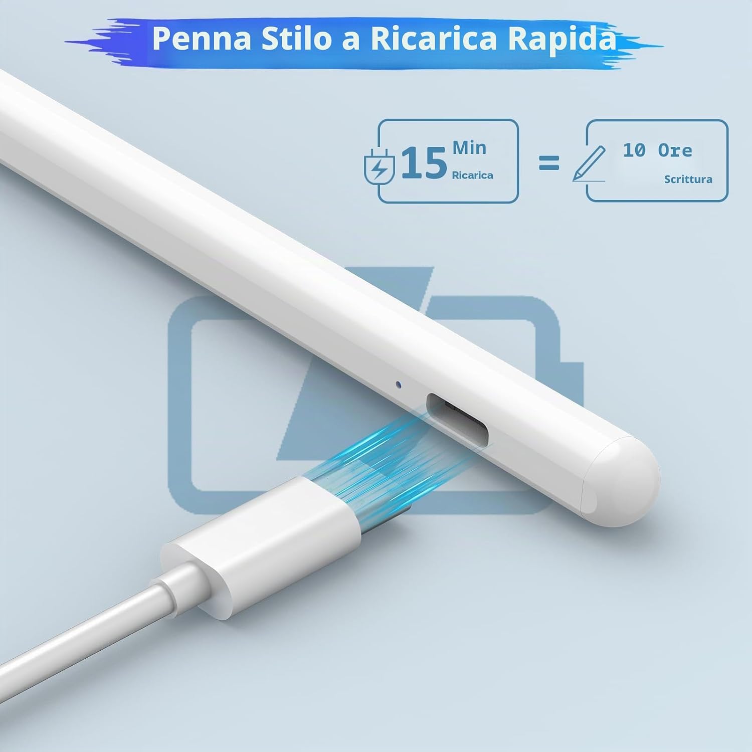 Thumbnail 4 de KARFUN Penna per tablet Android con ricarica rapida ✏