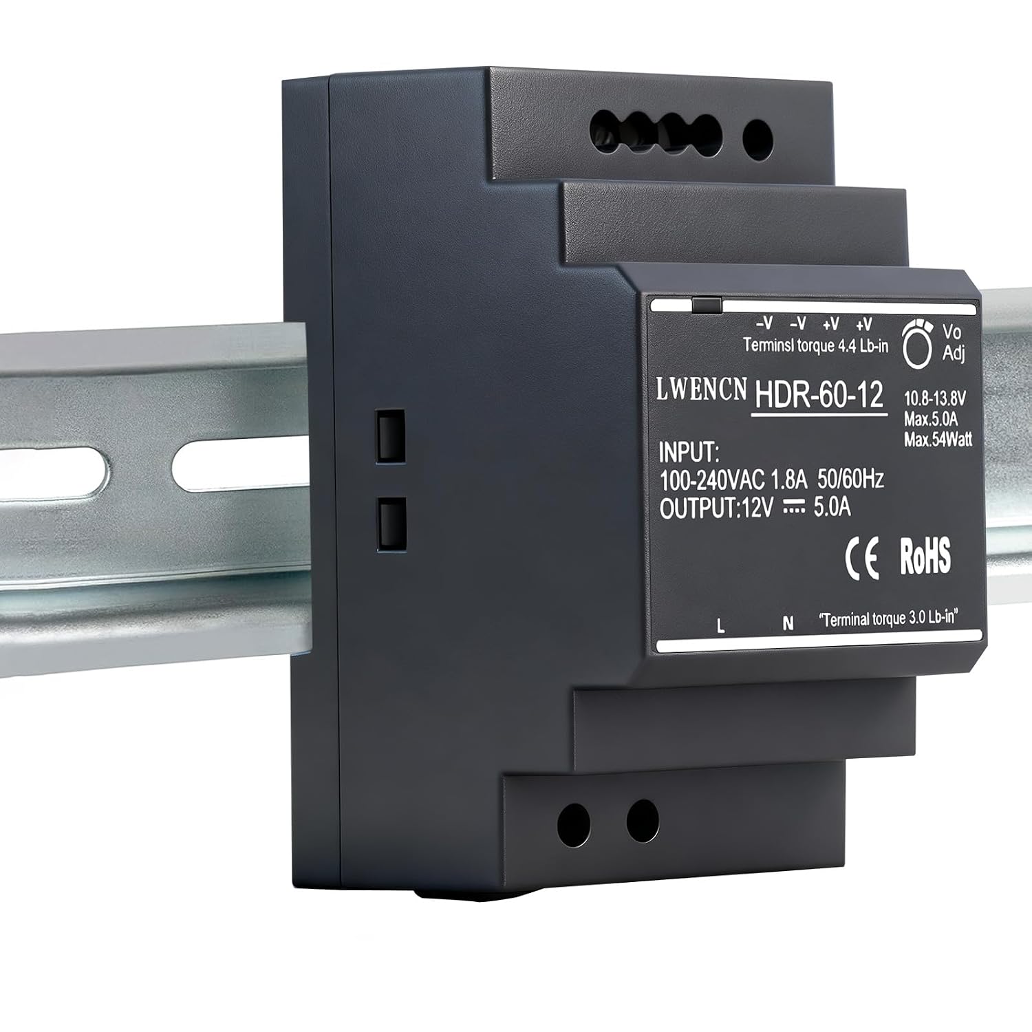 Detalle de Kssvzz HK181-12V60W DIN-railvoeding 12 V DC, 5 A en 60 W