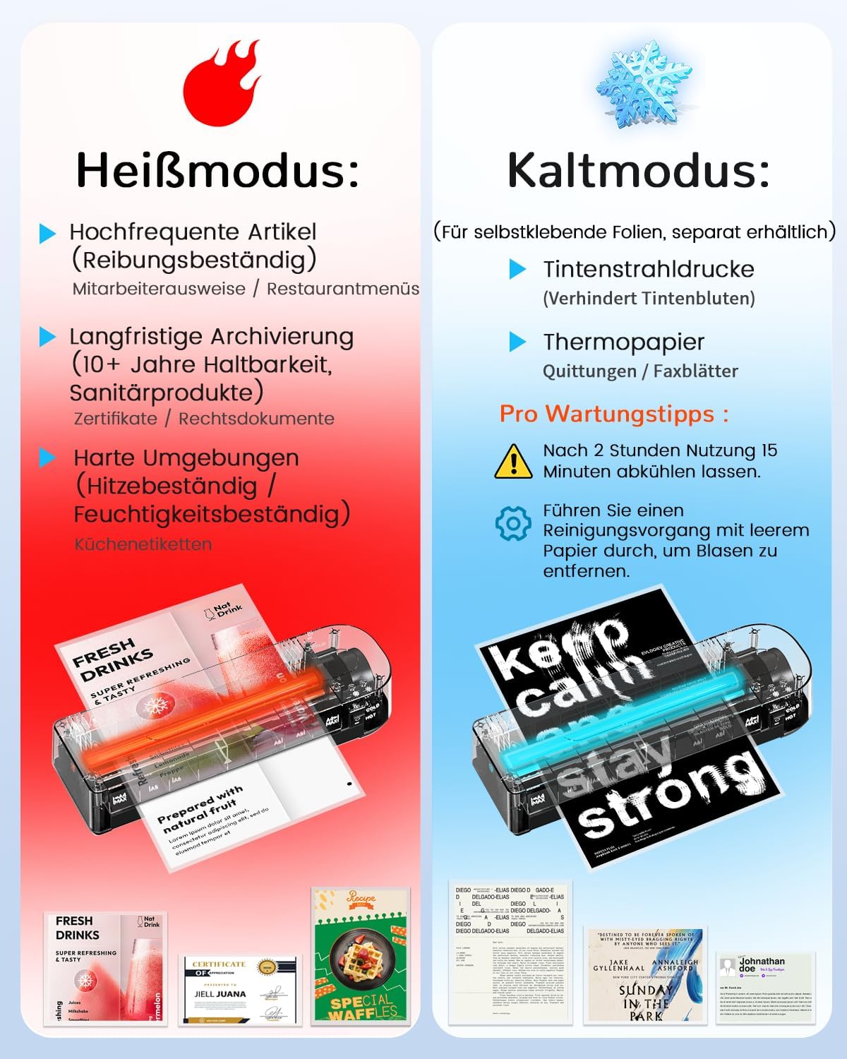 Thumbnail 3 de MAXDONE Laminiergerät A4 90s Aufheizzeit