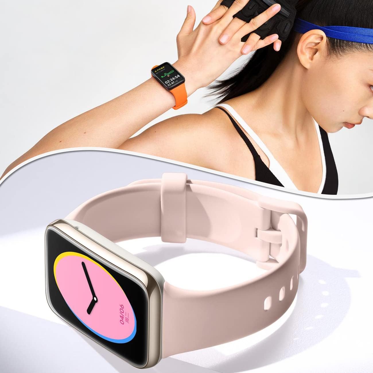 Thumbnail 5 de Monuary 6 Pack Replacement Bands for Xiaomi Smart Band 7 Pro – Colourful Silicone Straps