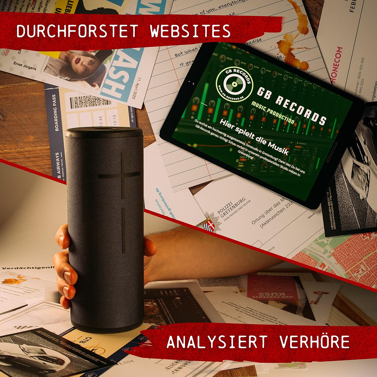 Thumbnail 4 de CRIMECASES Tatort Tonstudio Krimispiel für Erwachsene