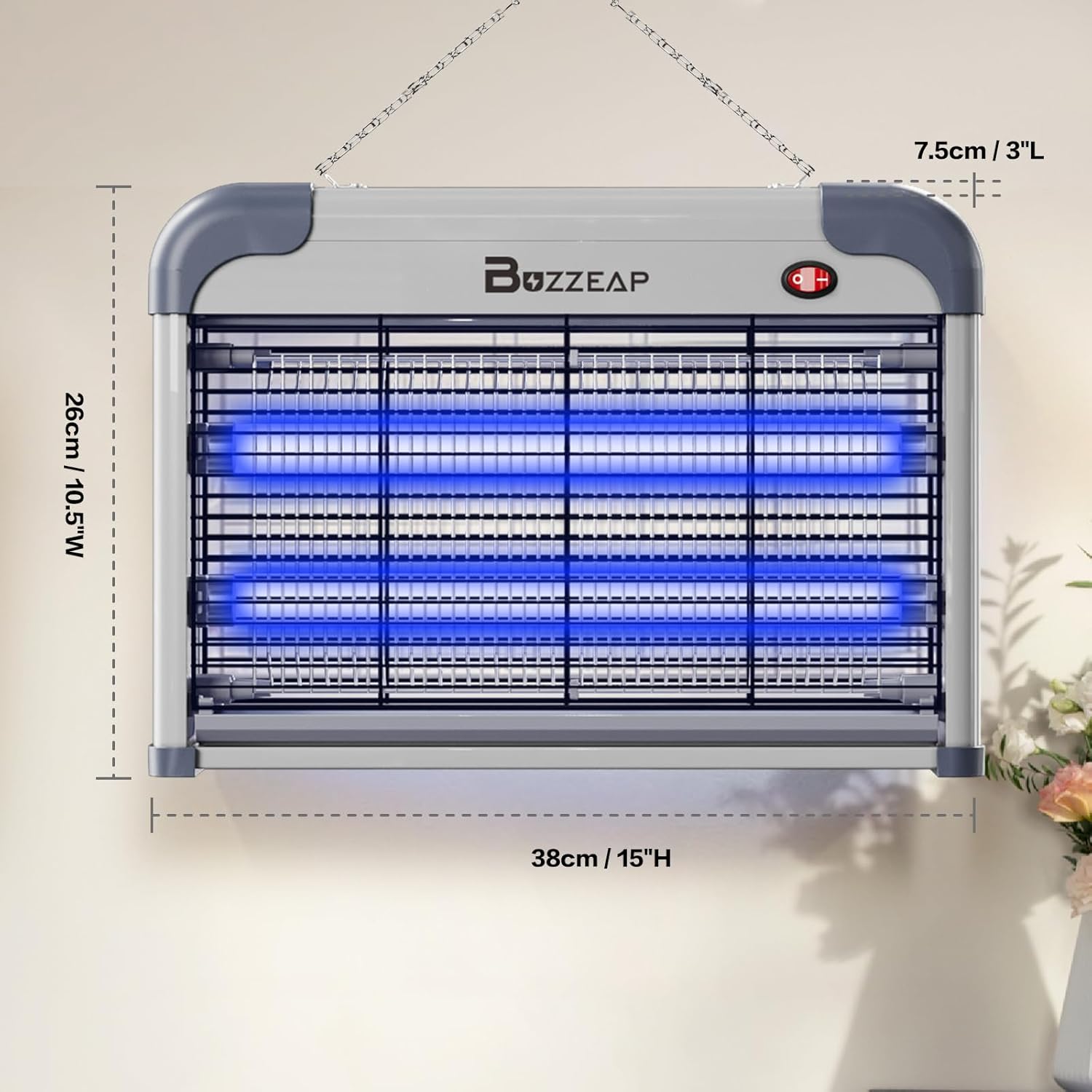 Thumbnail 4 de Buzzeap 2800V mosquito killer lamp with 2 bulbs 🦟