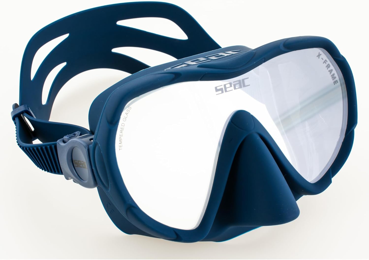 Thumbnail 2 de SEAC X-Frame Masque de plongée sans cerclage en Silicone Mono-hublot avec verre trempé