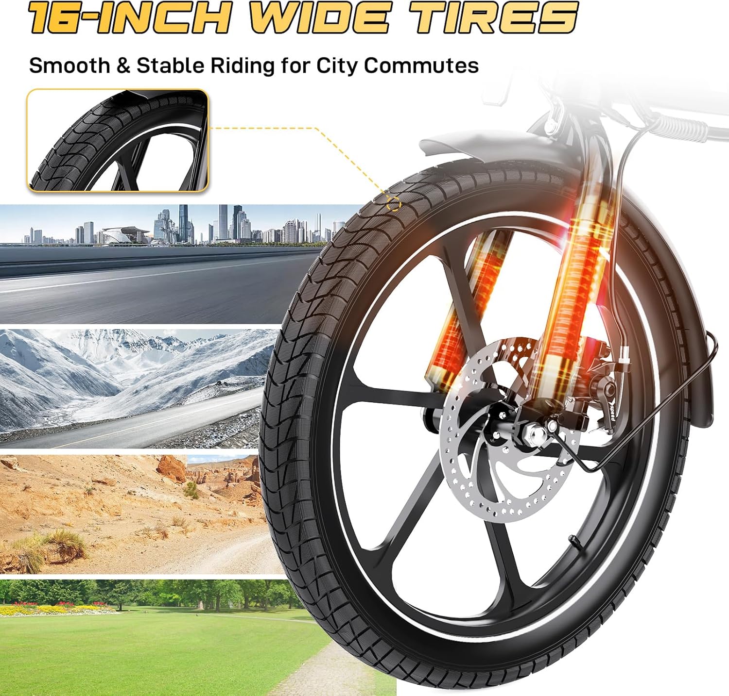 Thumbnail 5 de EVERCROSS Vélo électrique tout-terrain 250W 36V