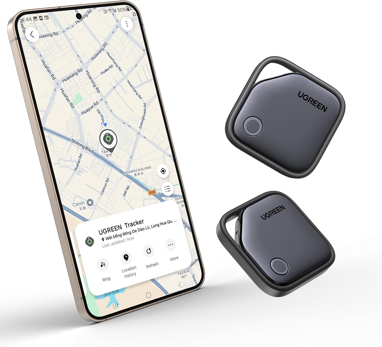 Detalle de UGREEN FineTrack S 550‑day Bluetooth tracker