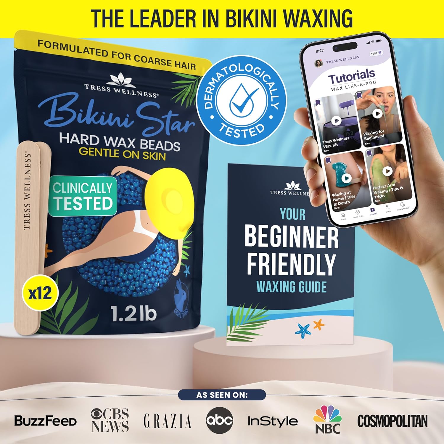 Detalle 2 de Tress Wellness Bikini Star 1.2lb wax beads