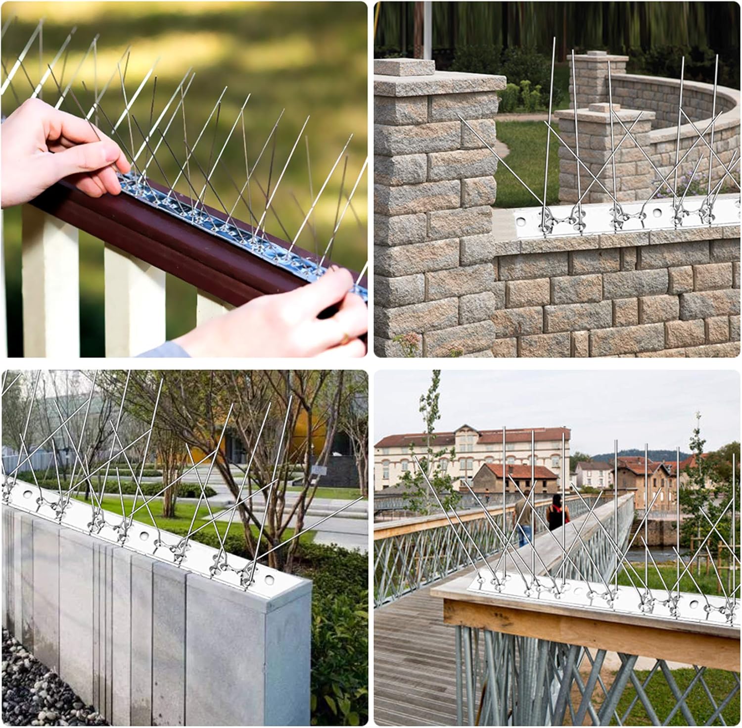 Thumbnail 5 de Remiawy Bird Spikes for Pigeons 14 Strips