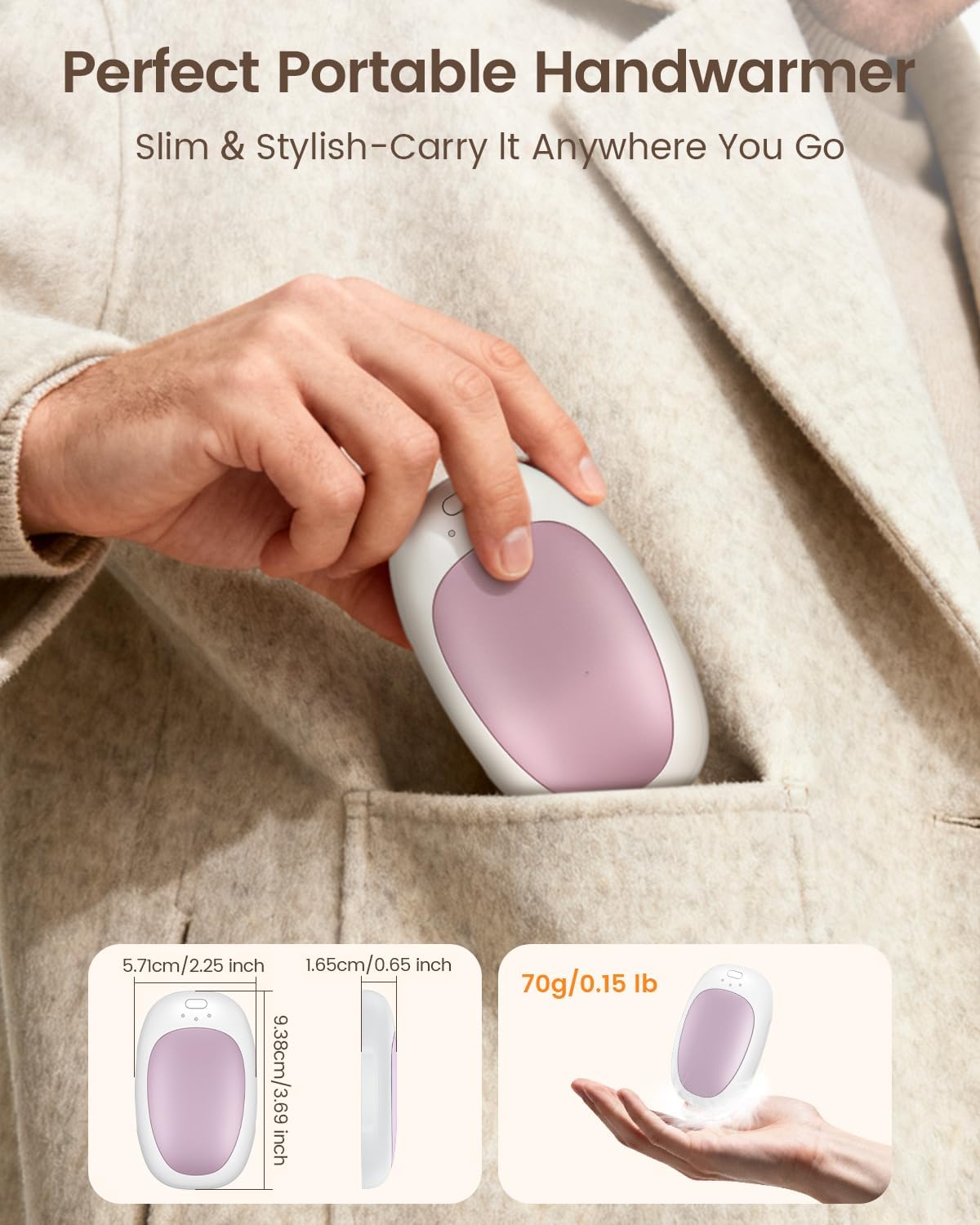 Thumbnail 5 de gabless Hand Warmers 2-pack rechargeable handwarmer