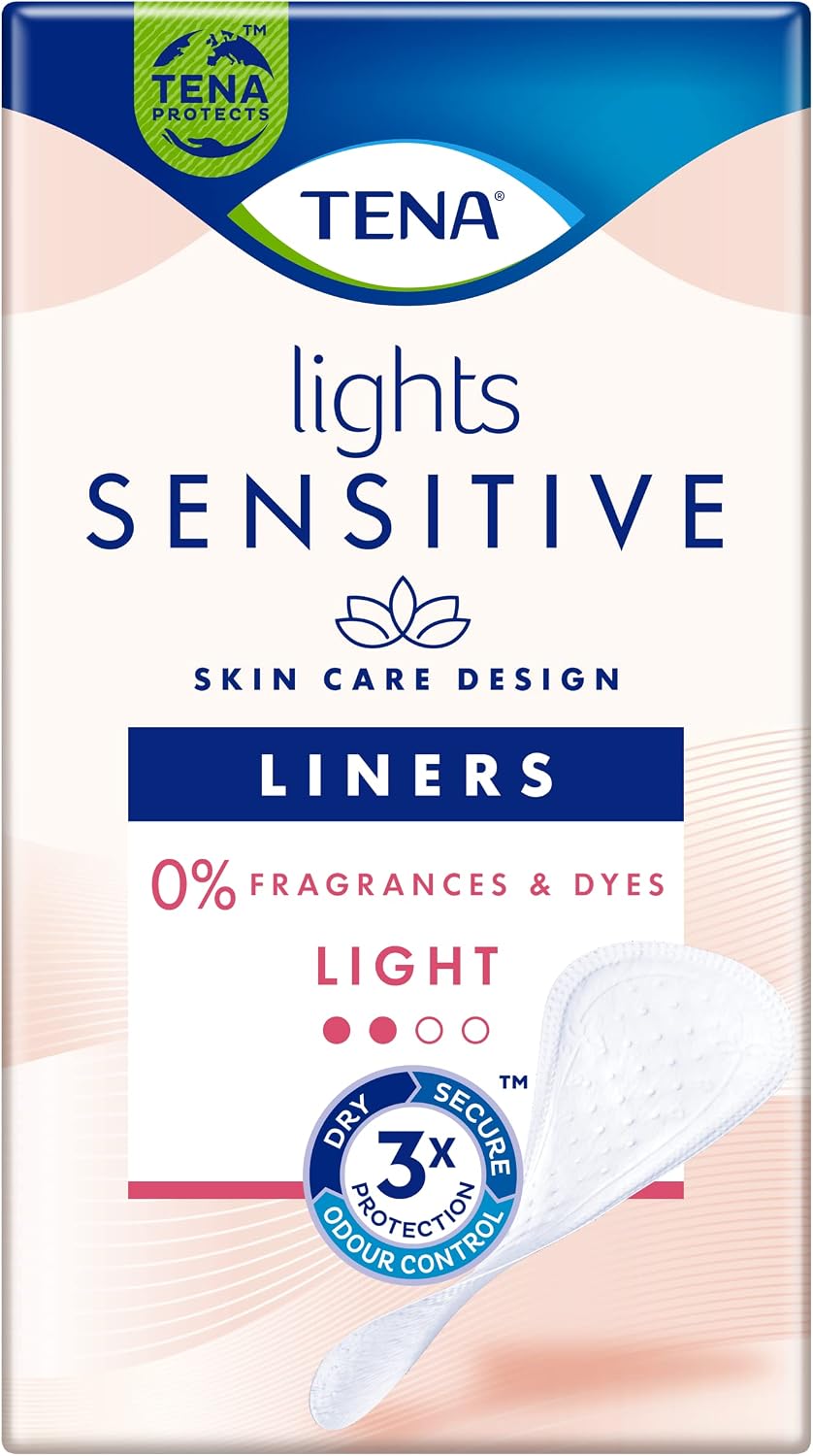 Detalle 2 de TENA Lights Light Liner 140 liners for light incontinence 🩺