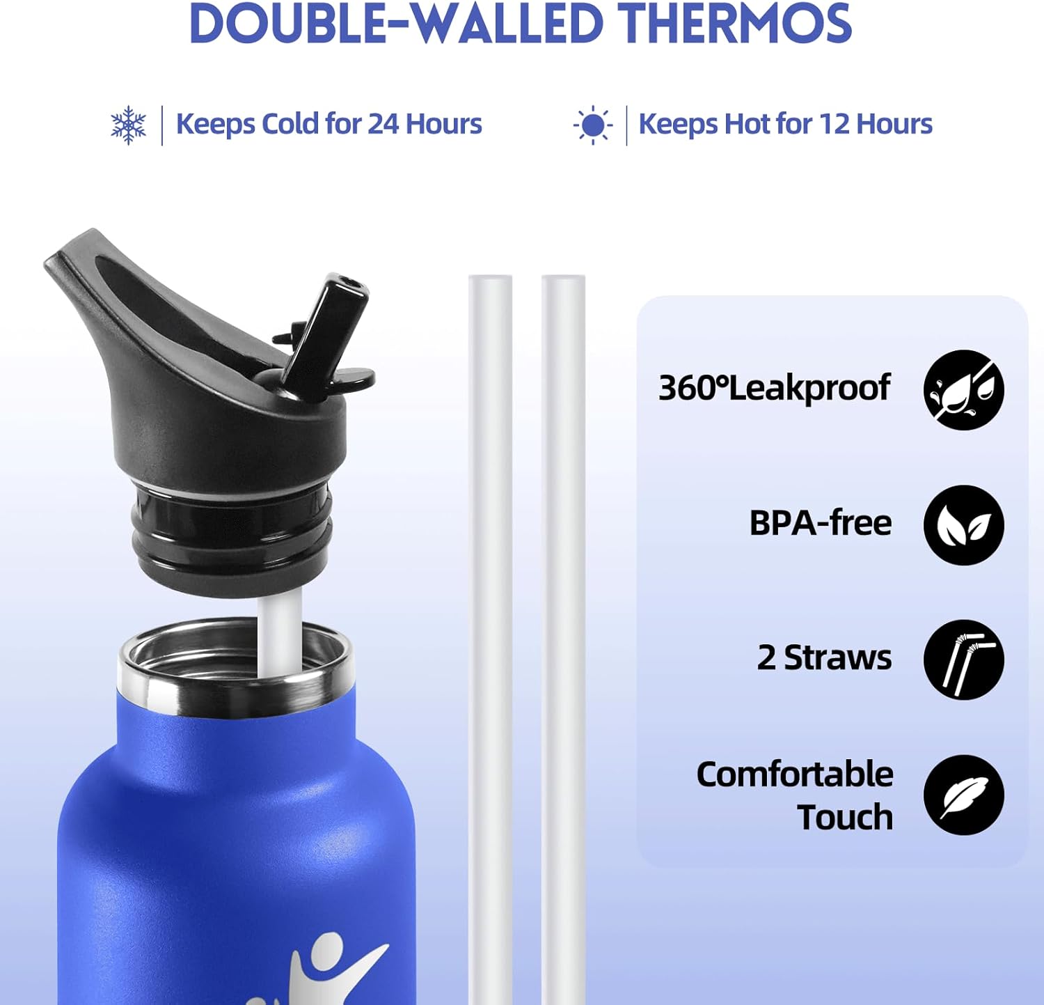 Thumbnail 3 de Motswedi Cantimplora Térmica 1L Acero Inoxidable 💧