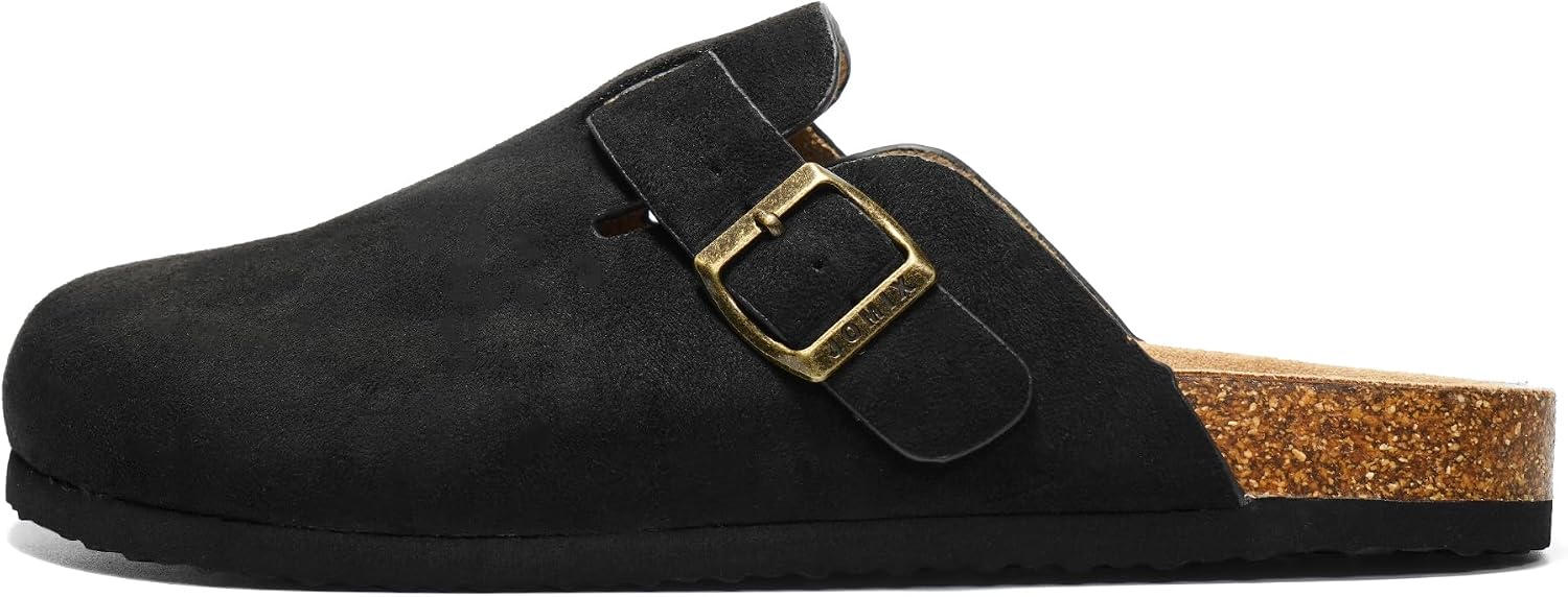 Detalle de JOMIX Sabots Homme Élégant – Chaussures à Semelle en Liège, Confortables pour Intérieur et Extérieur