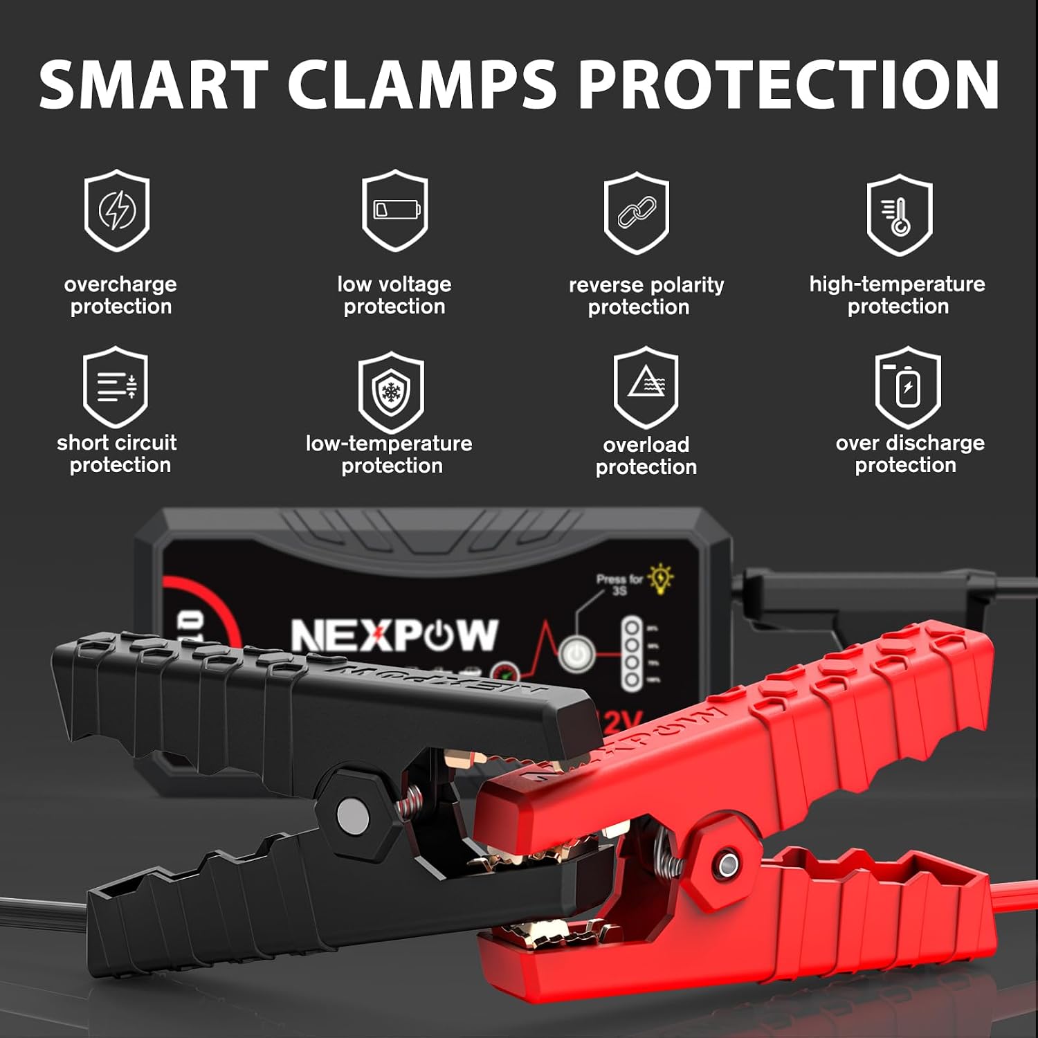 Detalle de NEXPOW Car Jump Starter Q10S