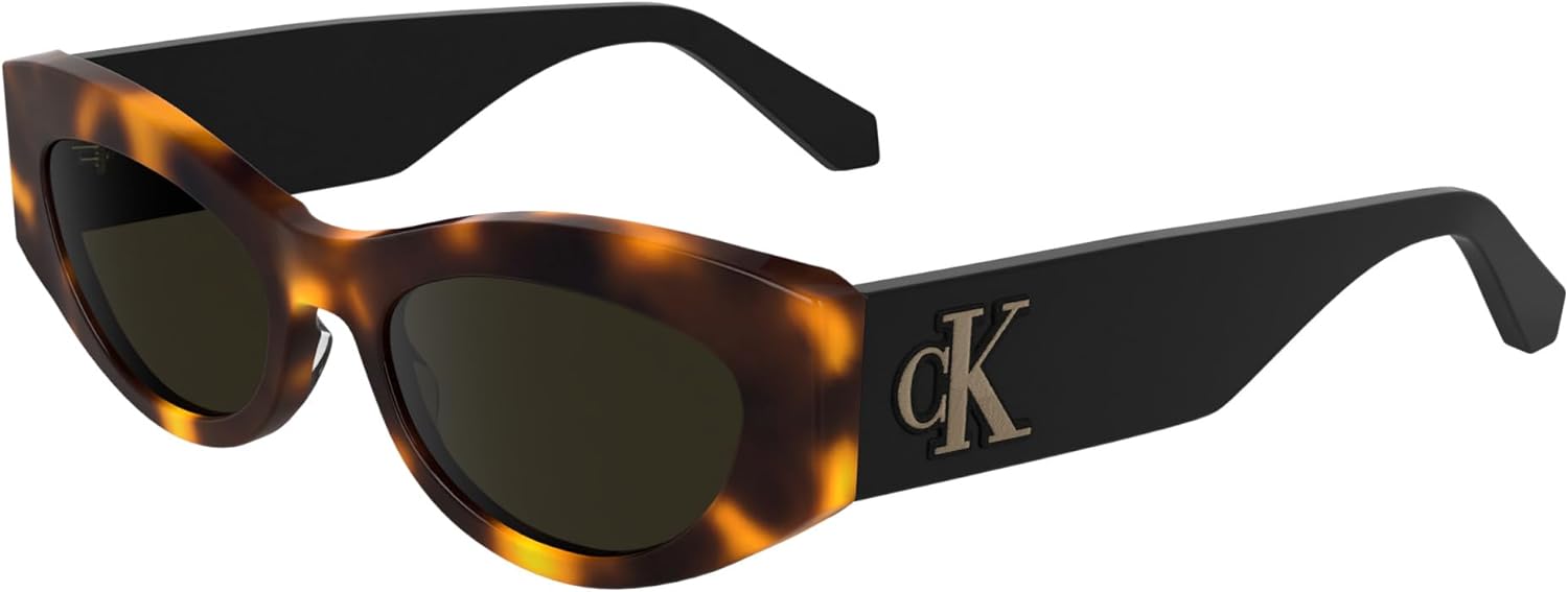 Thumbnail 1 de Calvin Klein Jeans CKJ24626S Sonnenbrille – Havana, Unisex, 52 mm Glasbreite