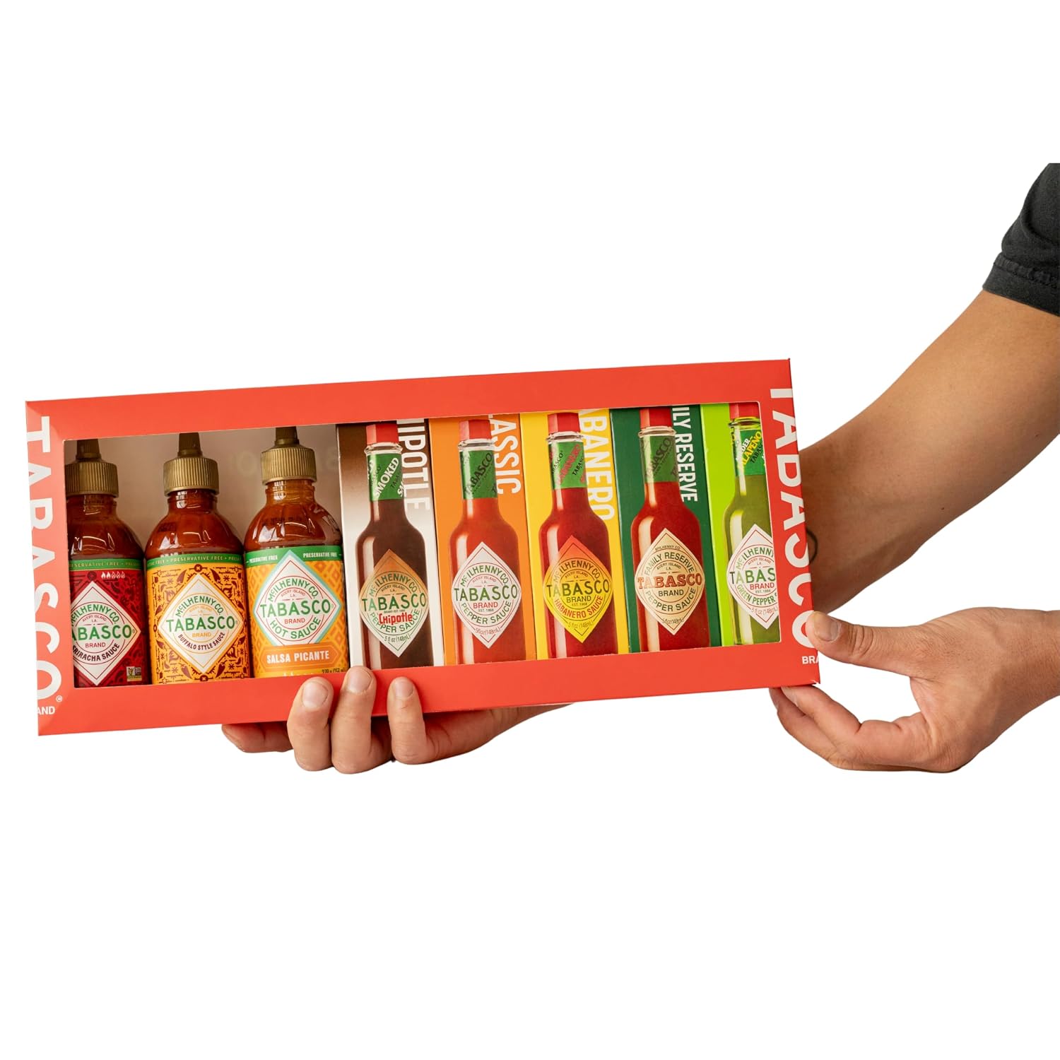 Detalle 2 de TABASCO® 8-Pack scharfe Soßen Set – Das ultimative Set für scharfe Saucenliebhaber