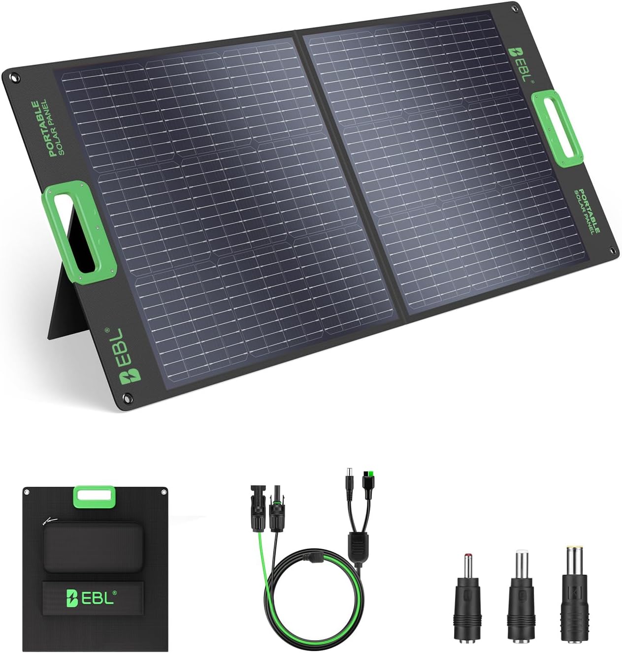 Thumbnail 6 de EBL 200W Portable Solar Panel: High-Efficiency Off-Grid Power for RV, Camping, and Home Backup
