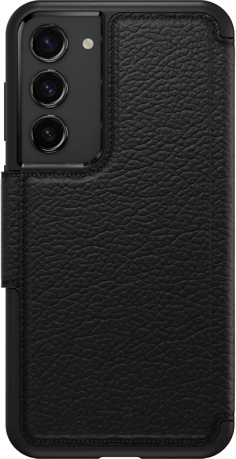 Thumbnail 4 de OtterBox Strada Leather Folio Case for Samsung Galaxy S23+ (Shockproof, Drop-tested) with Two Card Holders – Black