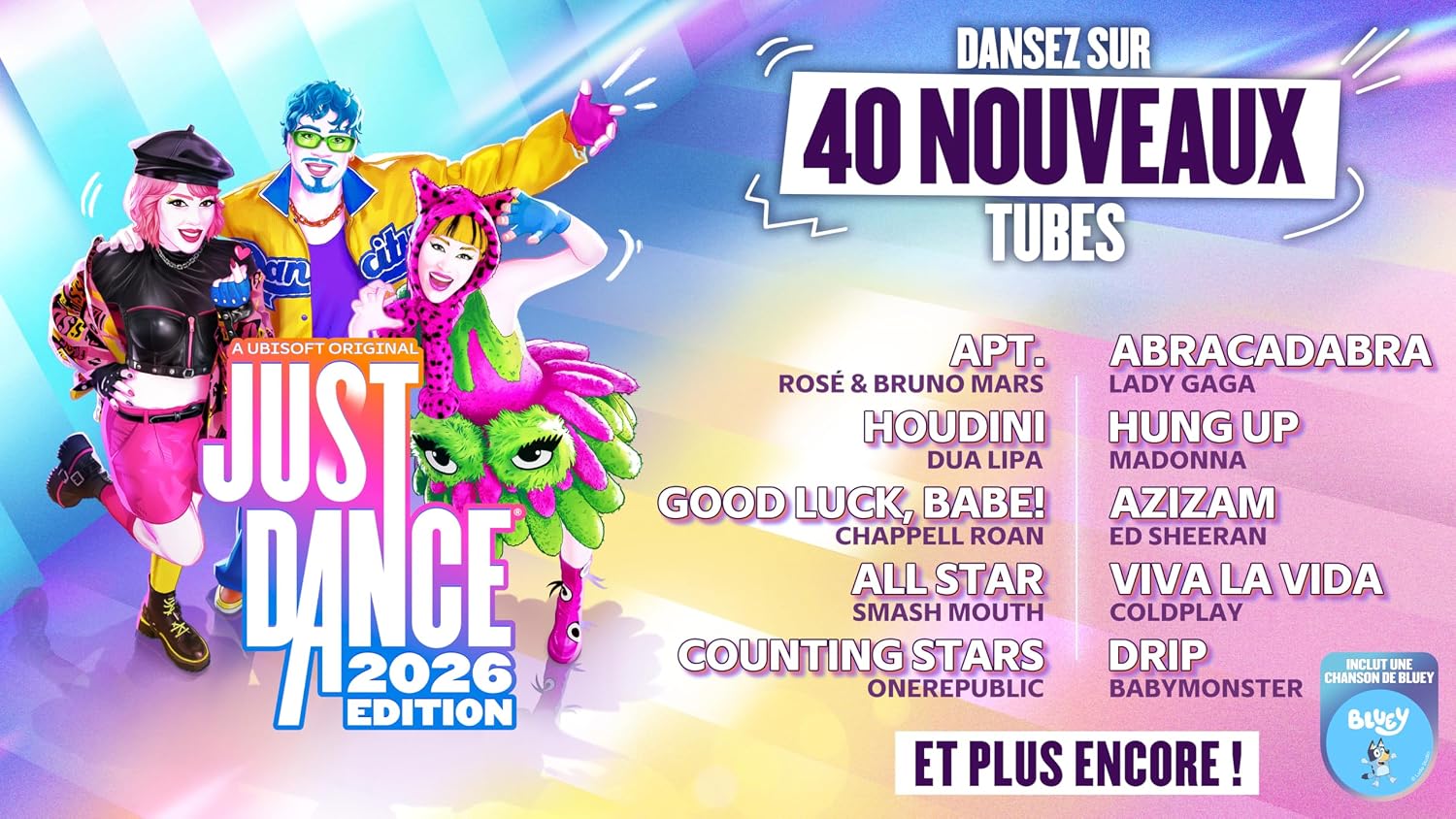 Detalle 2 de Just Dance 2026 FRA Switch