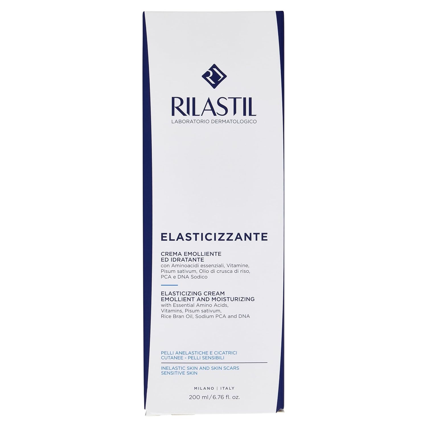 Detalle de Rilastil Elastizitätscreme für Narbenpflege 200 ml