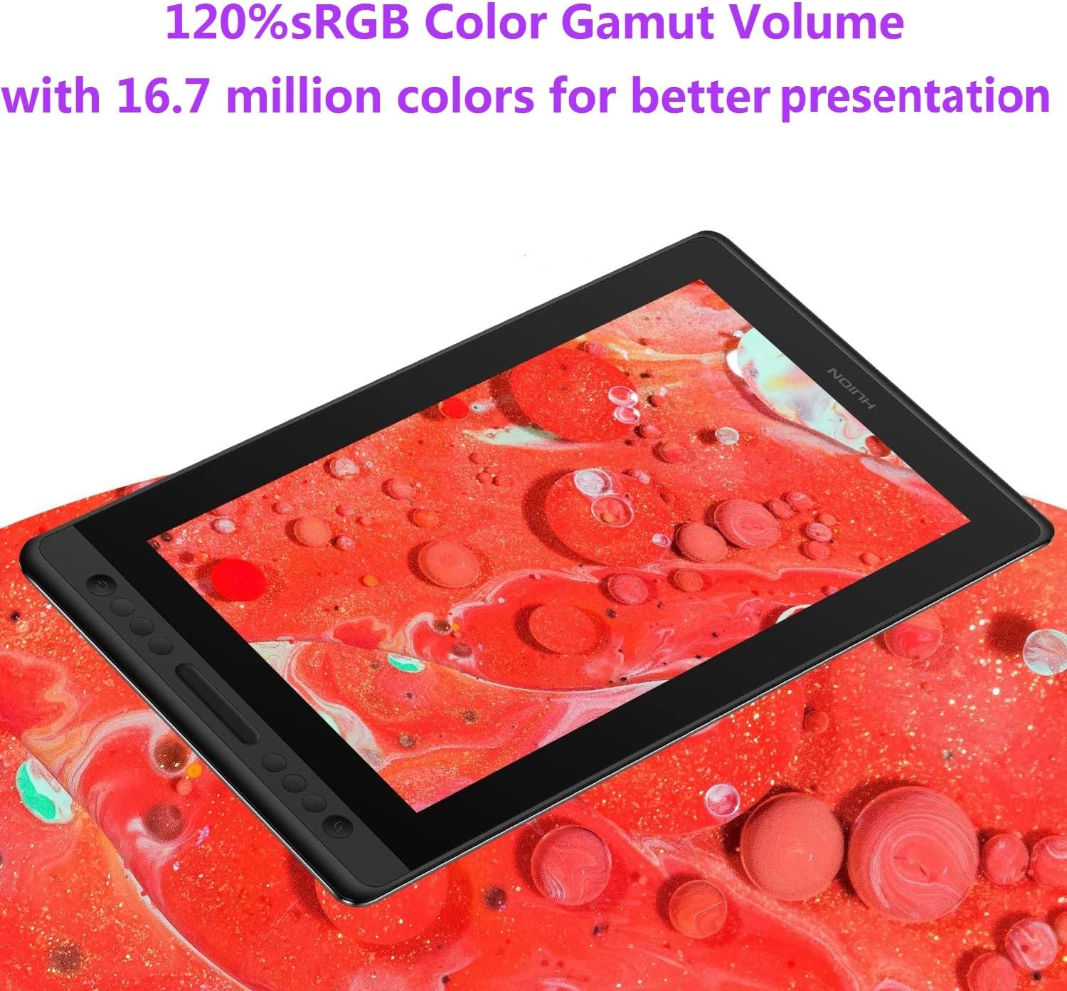 Detalle 1 de HUION KAMVAS Pro 16 Drawing Tablet with 15.6-Inch Full-Laminated Screen