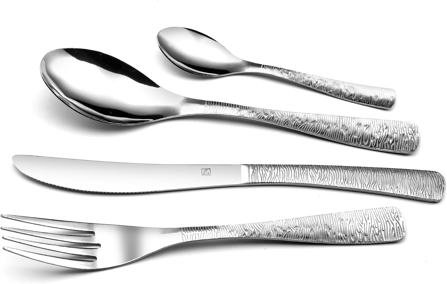 Detalle 1 de Amefa Set 24 Cubiertos INOX Ethnic, Elegancia y Resistencia 🍴