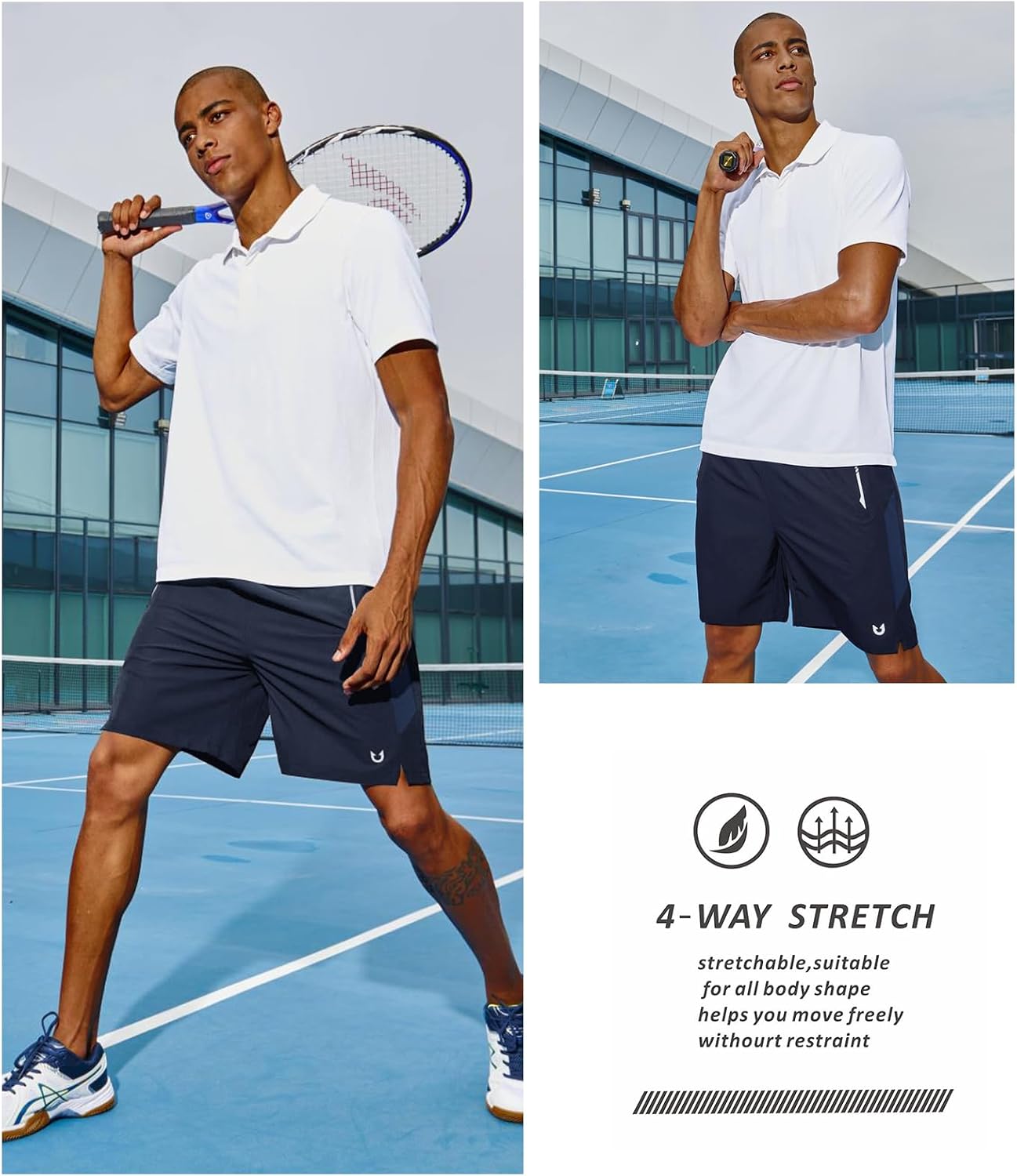 Detalle de NORTHYARD Men's Athletic Shorts 7-Inch