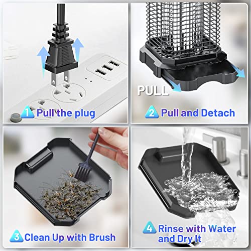 Thumbnail 6 de Jawlark Bug Zapper Outdoor: 4200V Electric Mosquito Zapper with 5ft Cord and IP44 Waterproof Design