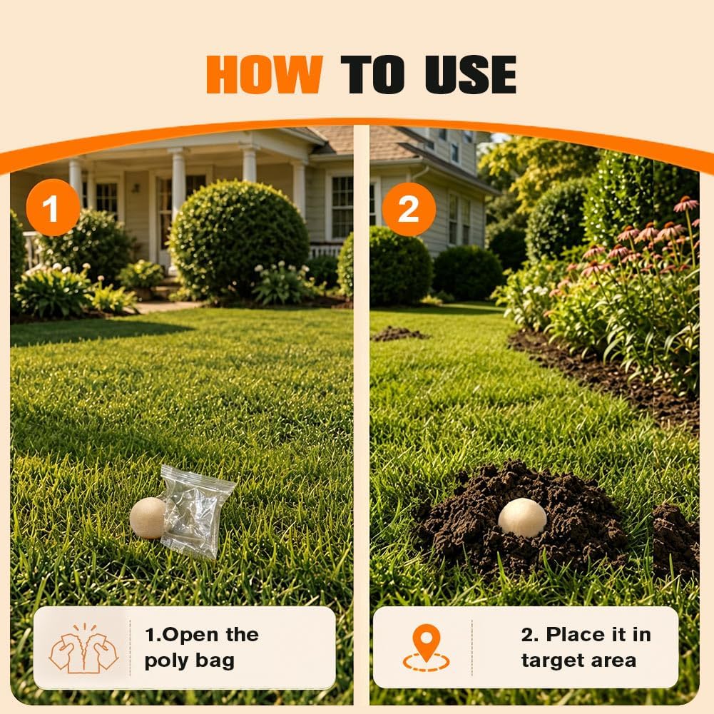 Detalle de Kopplvn MOLE Mole Repellent Granules, 12-Pack, Covers Up to 120 Sq. Ft.