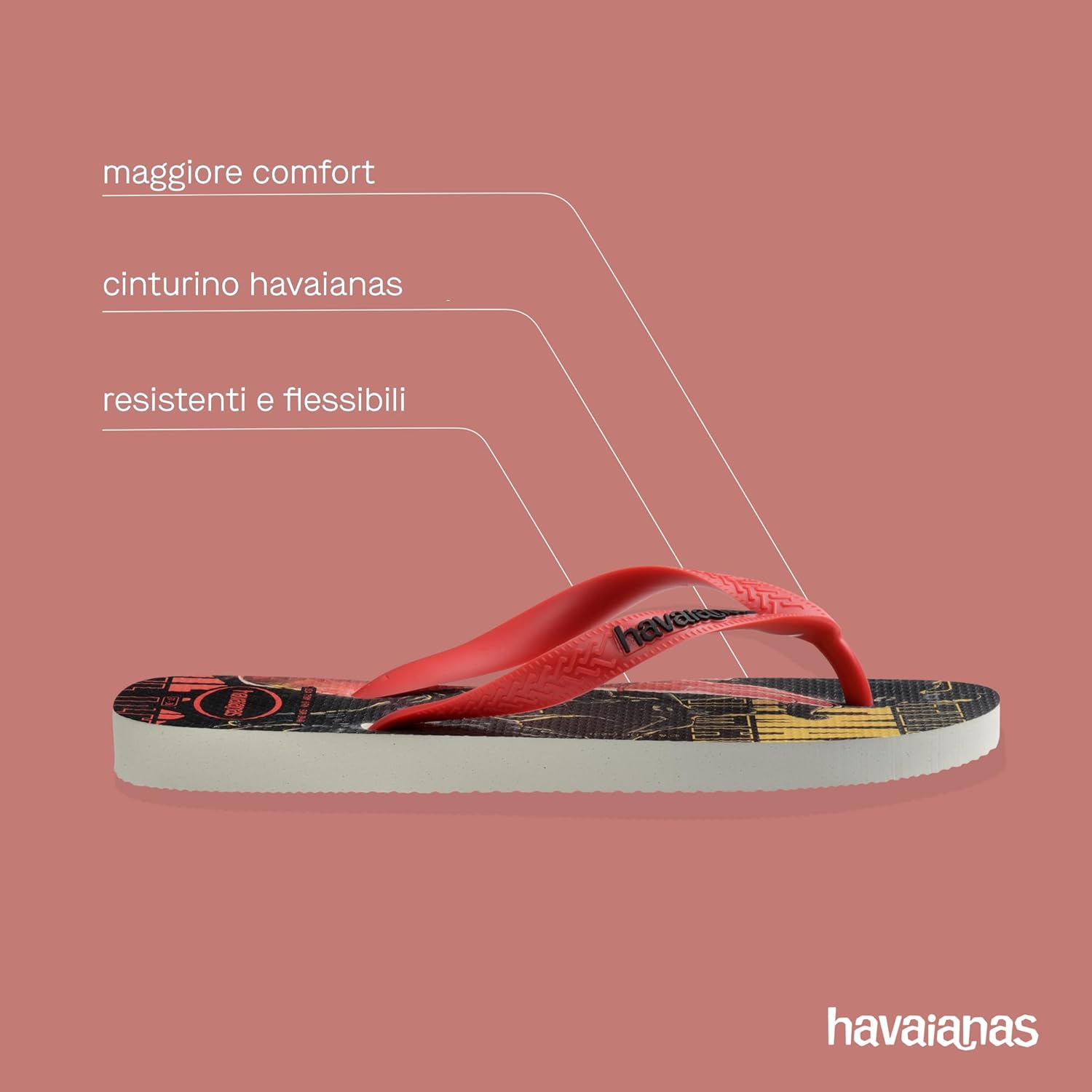 Thumbnail 3 de Havaianas Top Herois DC Infradito da Uomo con stampa dei supereroi