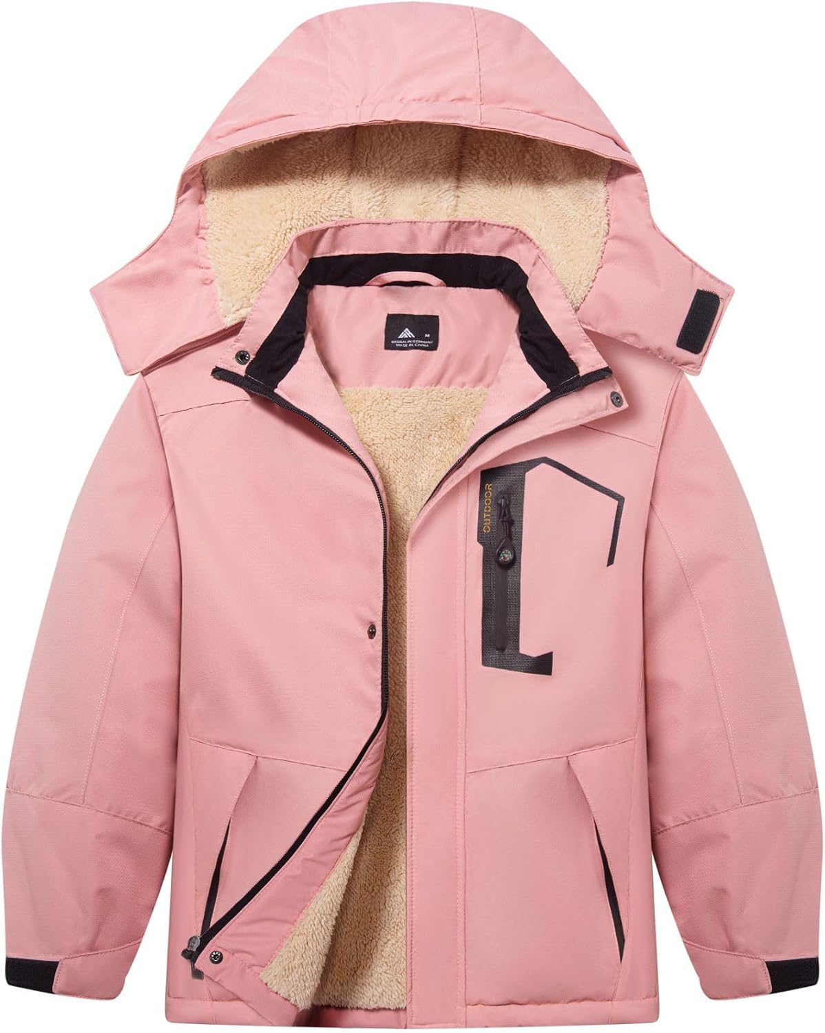 Thumbnail 6 de ZITY Kids Ski Jacket, Sherpa-Fleece Lined with Removable Hood