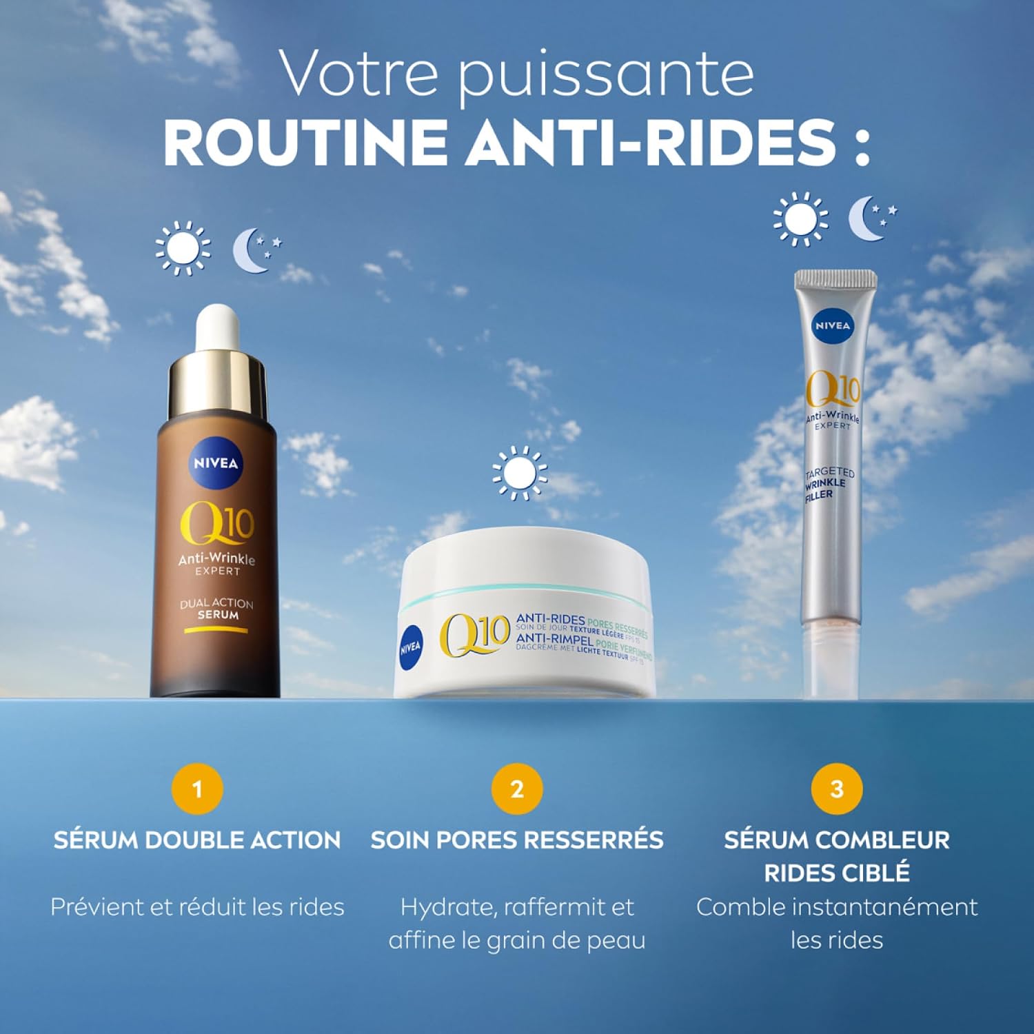 Thumbnail 6 de NIVEA Q10 Pores Resserrés anti-rides 50 ml