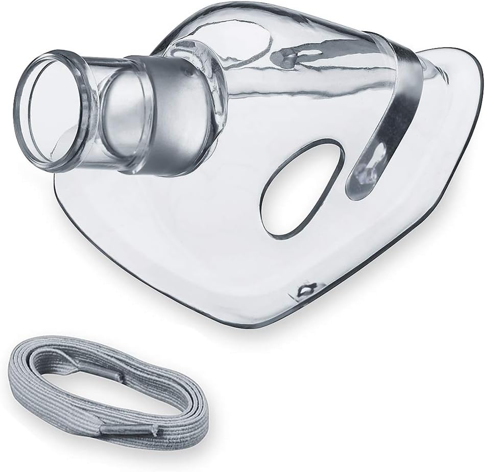 Detalle de Beurer babymasker voor inhalator met riempje, desinfecteerbaar, 0–3 jaar