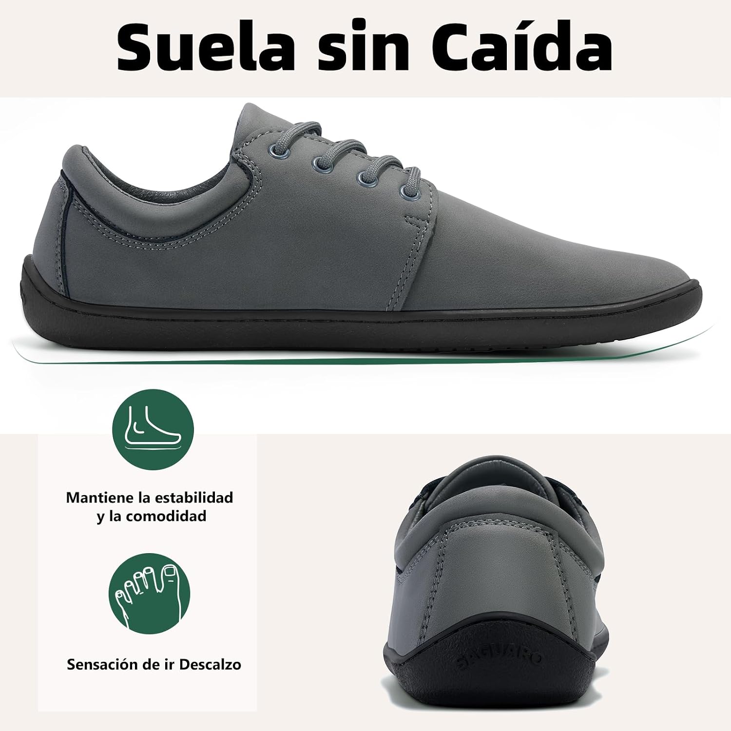 Thumbnail 4 de SAGUARO Zapatillas Minimalistas Barefoot Hombre