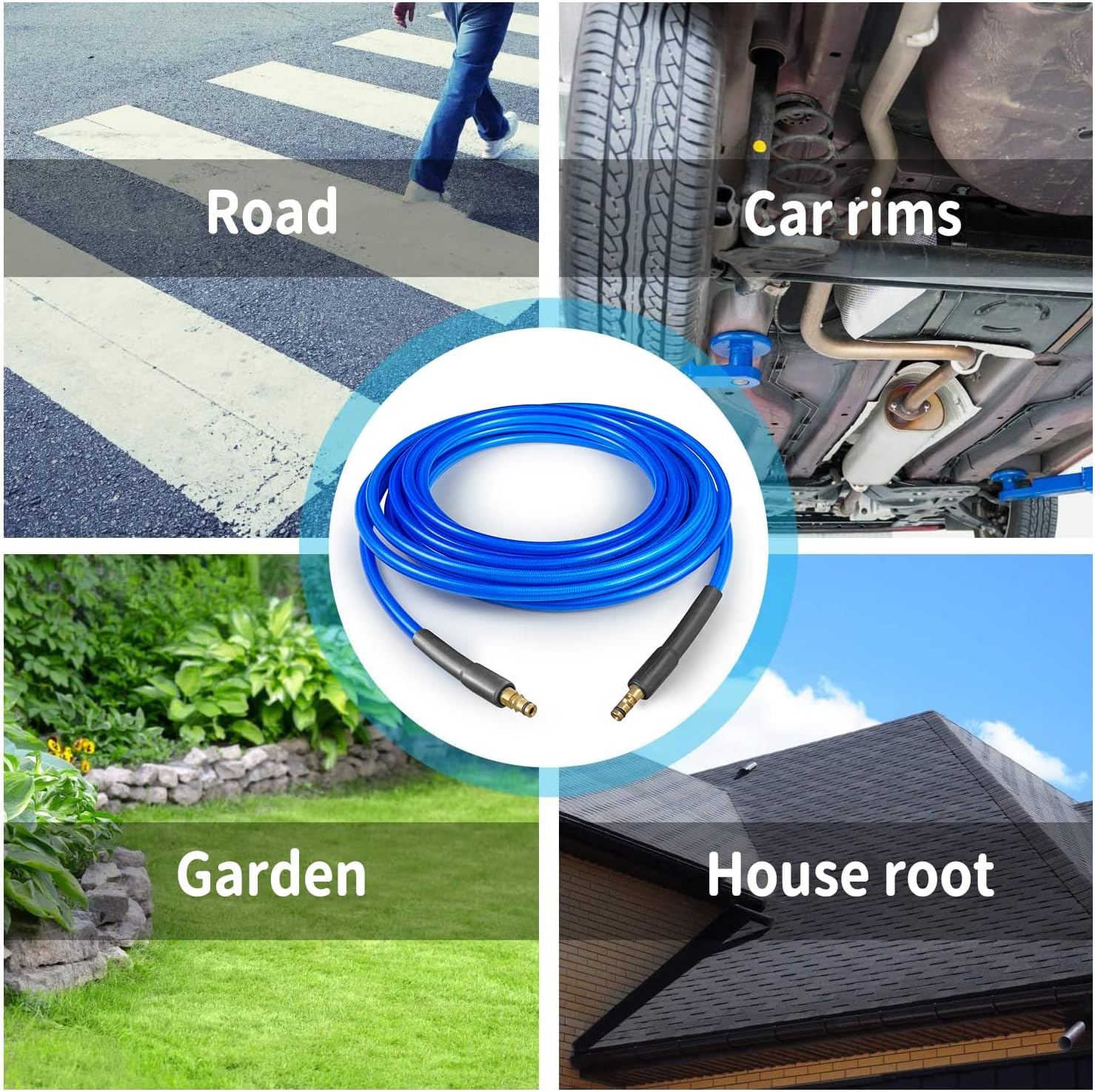 Detalle de 15m high pressure washer hose for Karcher