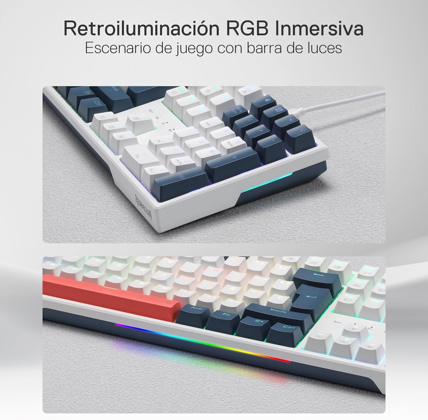 Thumbnail 3 de Redragon K668 RGB Teclado Gaming