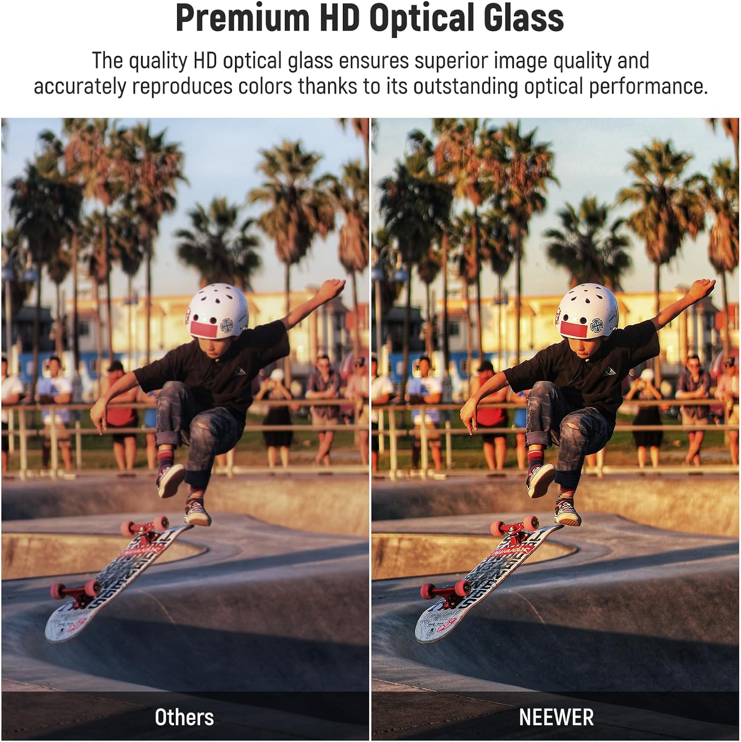 Thumbnail 4 de Neewer 4x5.65 Square UV Filter for Matte Box – Cinema Protective Filter