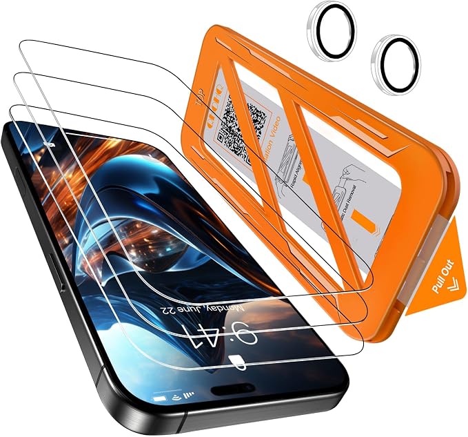 Detalle de QHOHQ Protector Pantalla iPhone 17 + Cámara 📱⛑